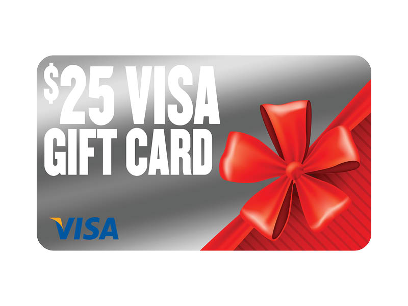 VIP $25 Visa Gift Card